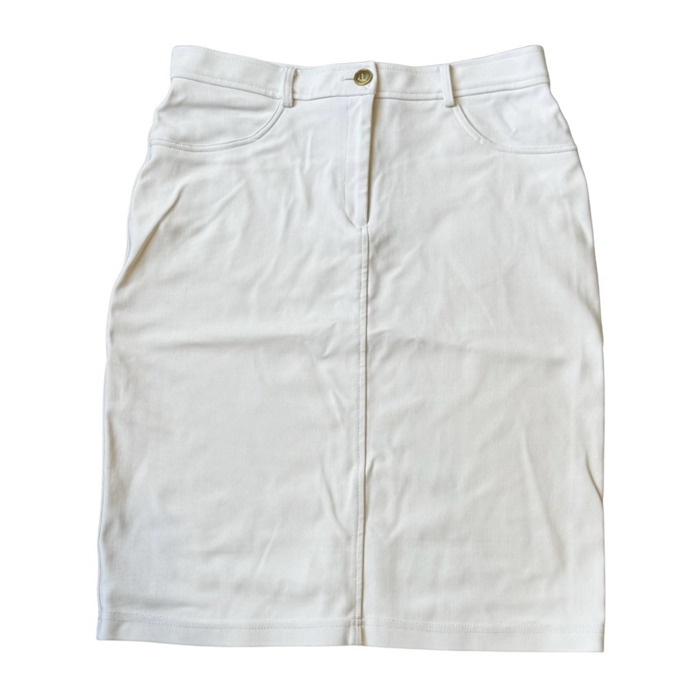 Joseph Ribkoff Skirt White Stretch
